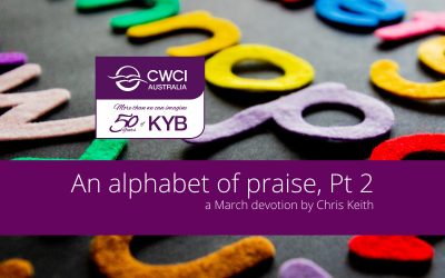 An Alphabet of Praise – Part 2