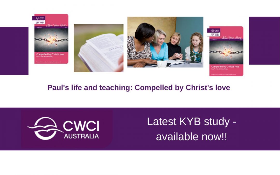 Our latest KYB study – Paul’s Life and Teaching: Compelled by Christ’s Love