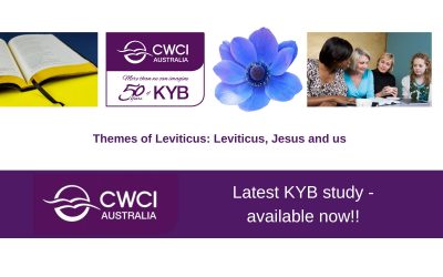 Our latest KYB study – Jesus and us: Themes of Leviticus