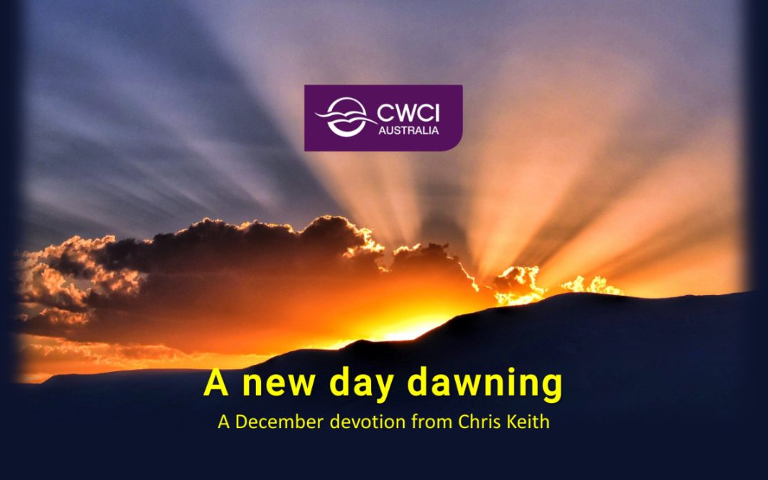 A new day dawning