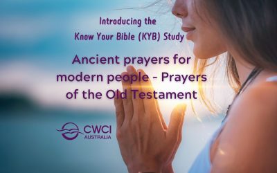 Introduction to the KYB study: Ancient prayers for modern people – Prayers of the Old Testament