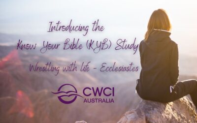 Introducing the KYB study: Wrestling with life – Ecclesiastes